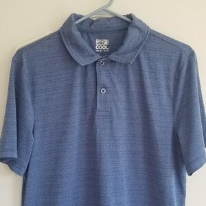 32 Degrees Cool Blue Mens Golf Polo Sz Med